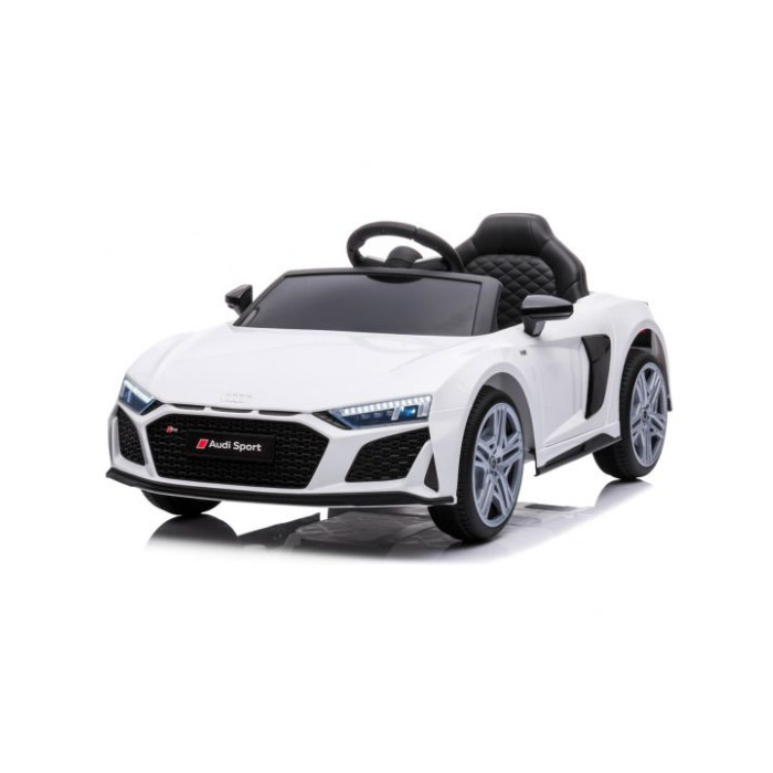 Mașinuță Audi R8 Spyder Electrică Albă pentru Copii