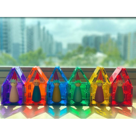 Magblox Set 101 Piese Constructie Magnetica - imagine 6