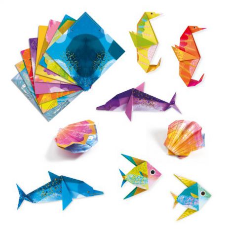 Origami Djeco Ocean - Set Creativ 5-10 Ani - imagine 2