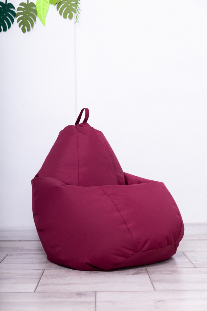 Fotoliu Bean bag visiniu XL Decoriciu - Confort maxim
