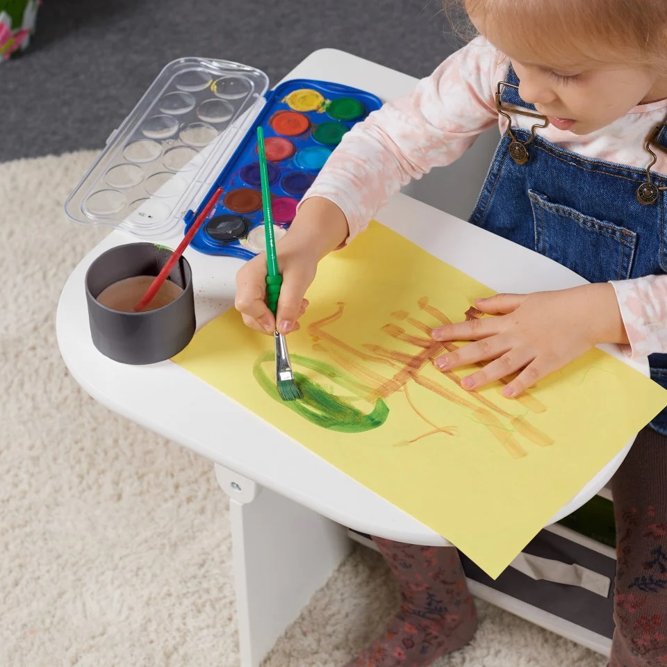 Set masuta scaun Suporto 3in1 lemn MDF - imagine 4