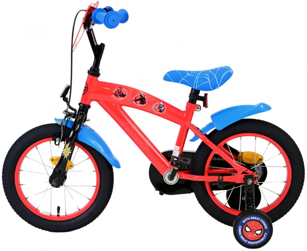 Bicicleta Spiderman Eandl 14" cu Roți Gonflabile - imagine 3