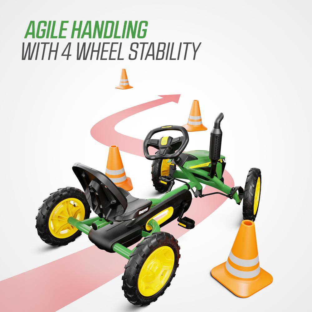 Berg Buddy John Deere - Kart Copii 3-8 Ani - imagine 7