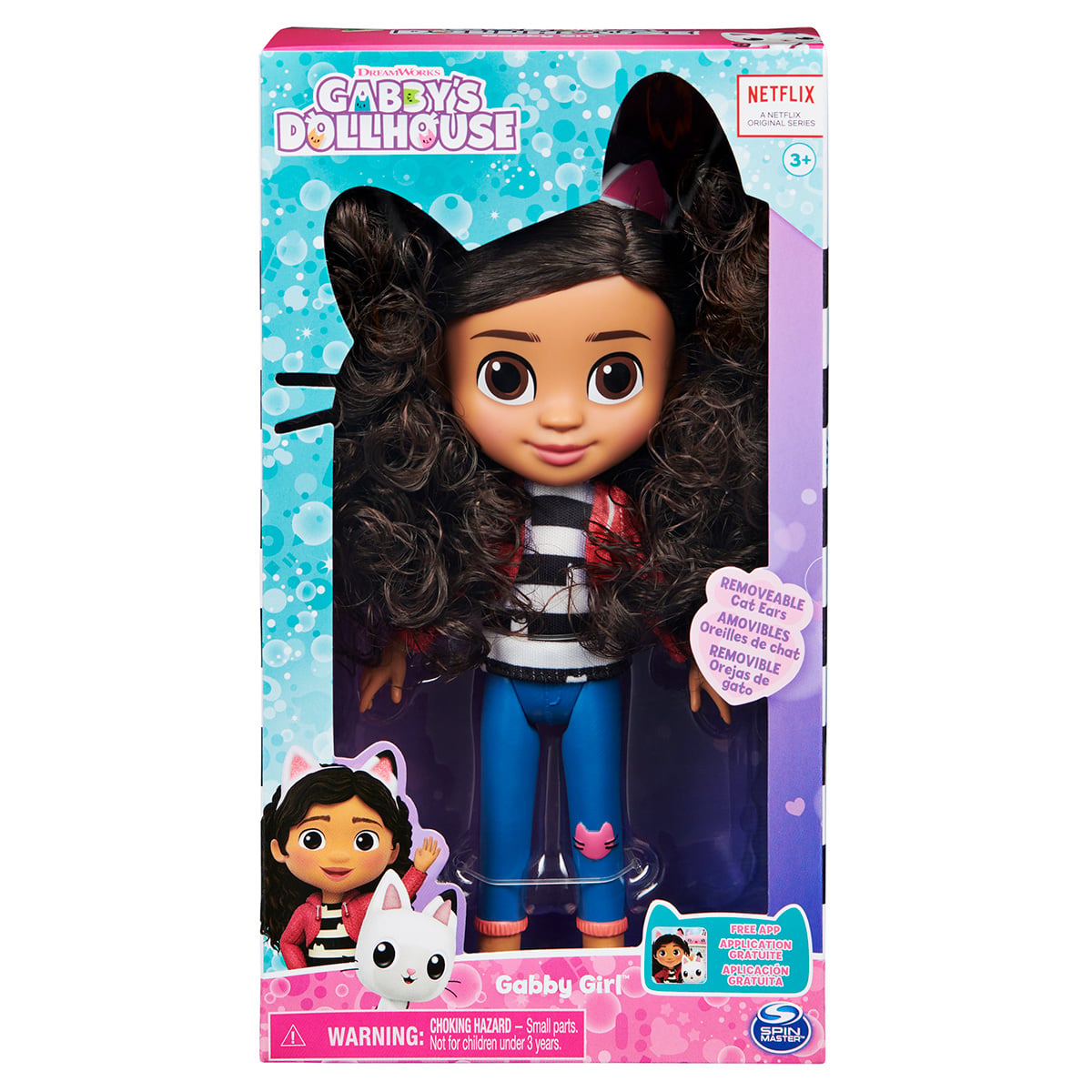 Păpușă Gabby's Dollhouse, 20 cm, Accesorii Detasabile