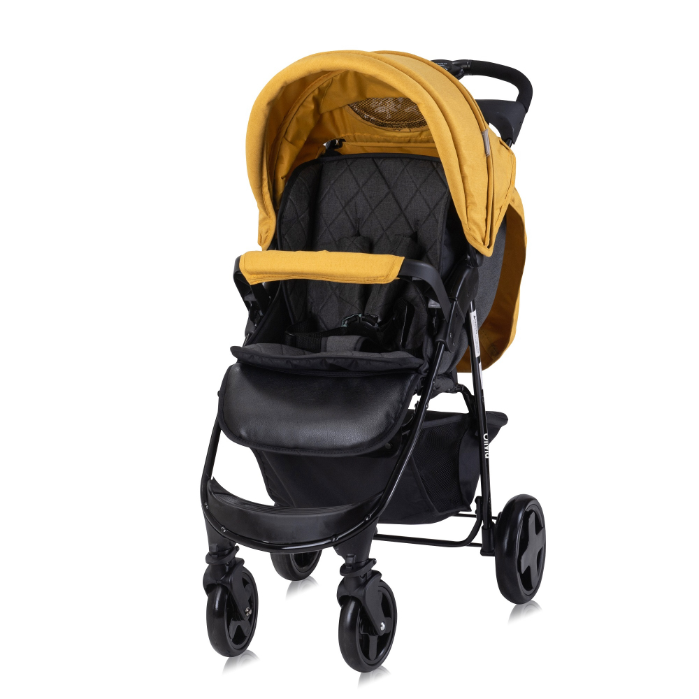 Carucior Sport Lorelli Olivia cu Husa, Lemon Curry - imagine 4