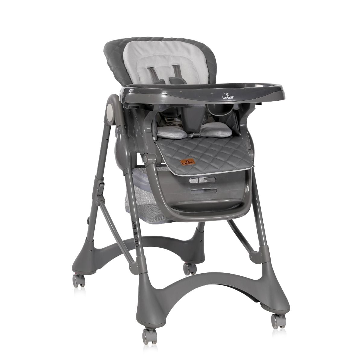 Scaun de masa Lorelli Appetito Grey, Reglabil