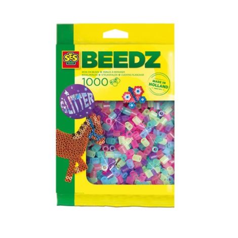 Set 1000 Margele Glitter Beedz Ses Creative