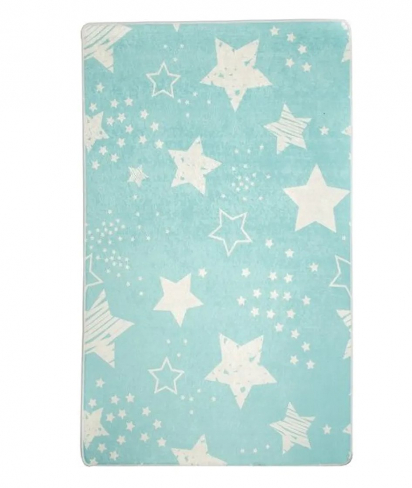 Covor Antiderapant Chilai Stars Blue 150x200 - imagine 5