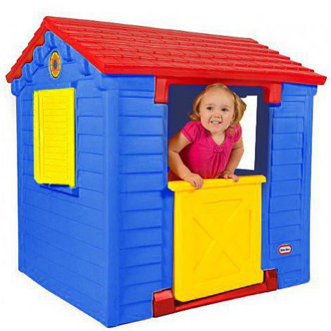 Casuta de joaca albastra Little Tikes