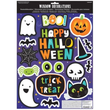 Stickere Geam Halloween Amscan - Decor Instant