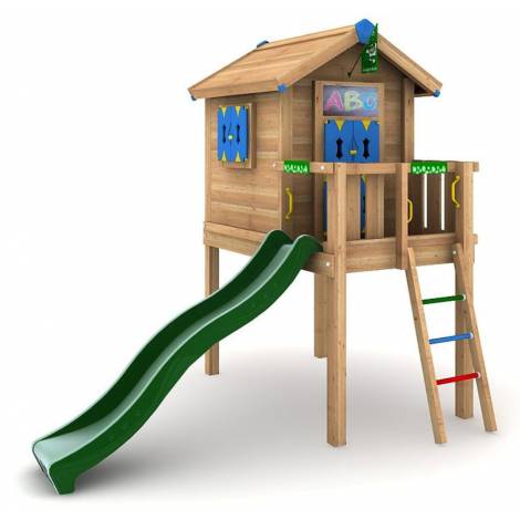 JungleGym Platform L cu Tobogan 2,4m - imagine 6