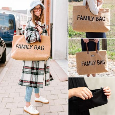 Geanta Childhome Family Bag Teddy - Practică și Elegantă - imagine 4