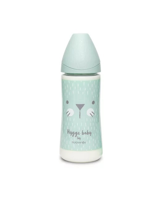 Biberon Suavinex Hygge 360ml Pisica Verde
