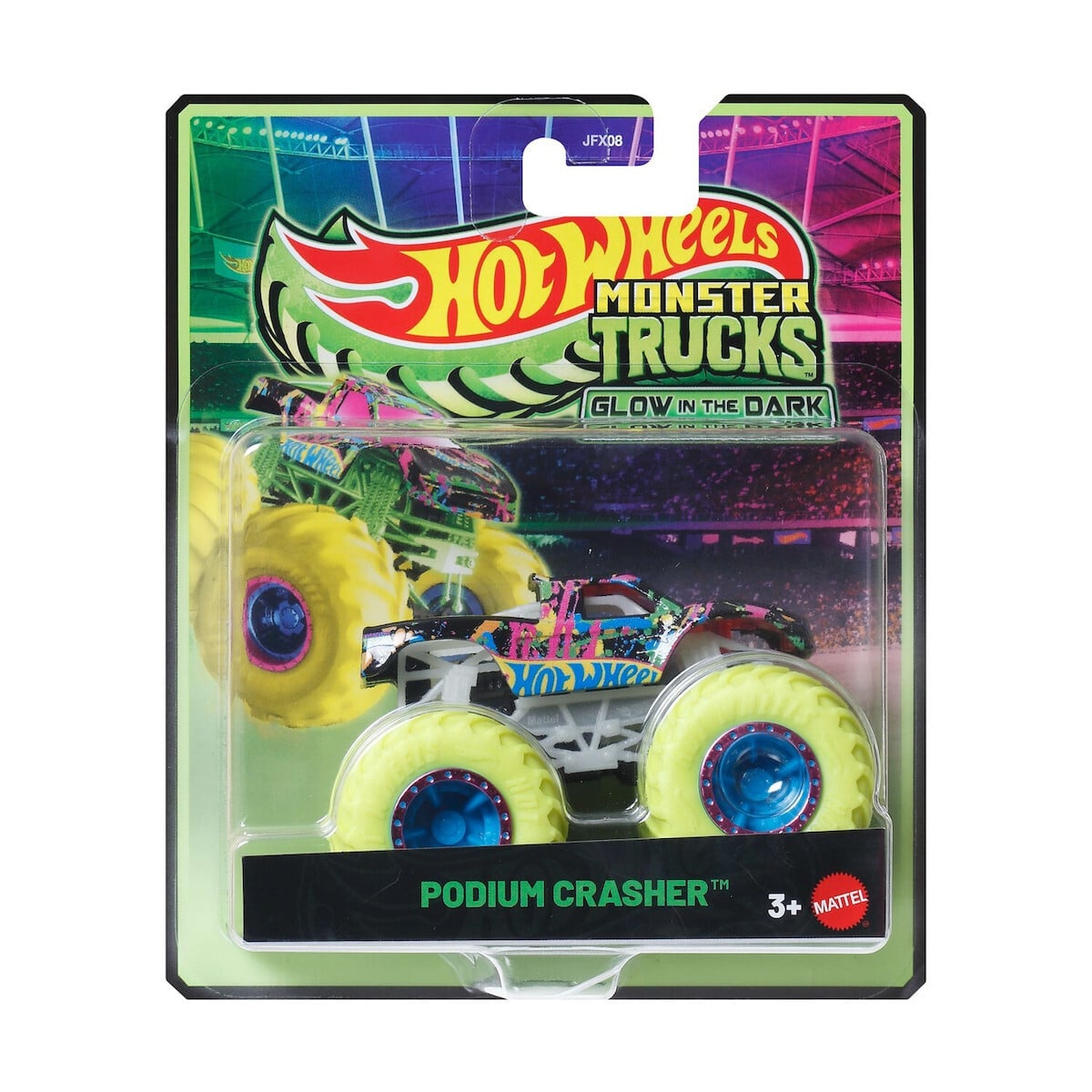 Hot Wheels Monster Truck Glow In The Dark