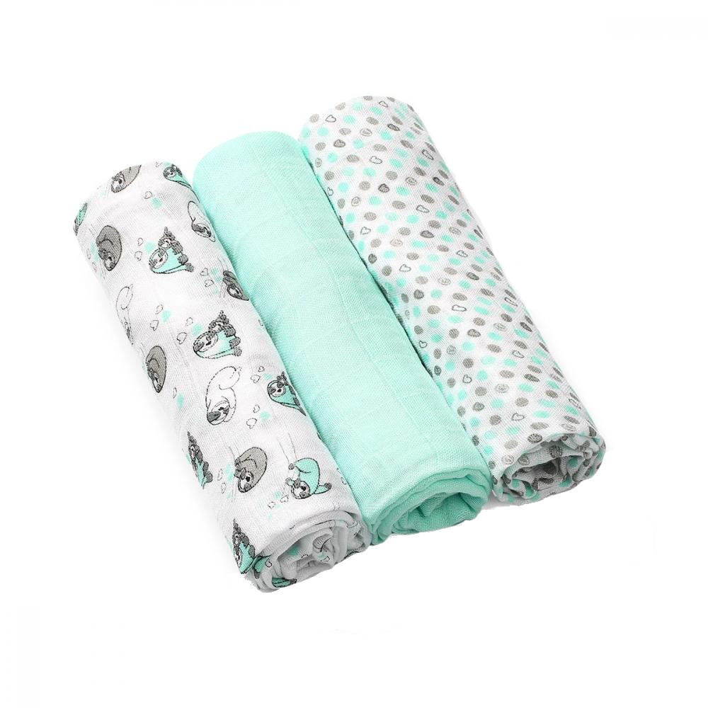 Set 3 scutece bambus Babyono - Hipoalergenice - imagine 5