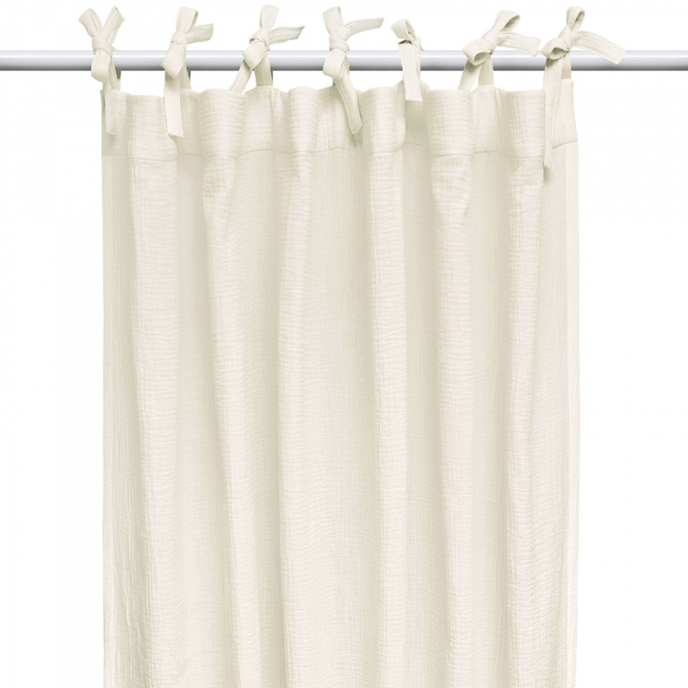 Draperie Muselină Organică Little Amy Crem - imagine 2