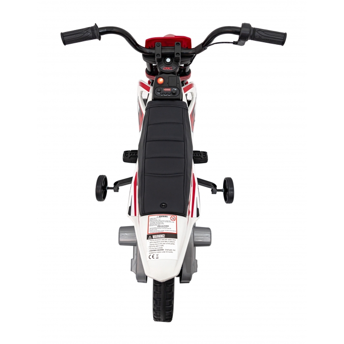 Motocicleta Electrica Ramiz Rosu Copii - imagine 9