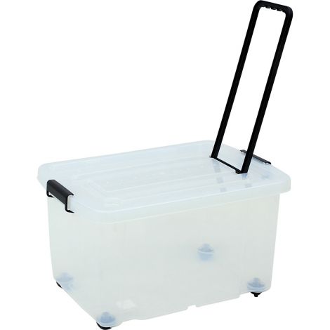 Cutie Depozitare cu Roti Moje Bambino, 59L