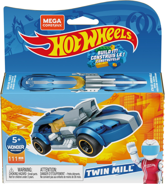 Hot Wheels Mega Construibila Twin Mill