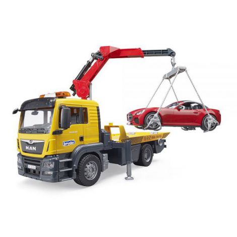 Bruder MAN TGS Tractor cu Lumini și Sunete - imagine 5