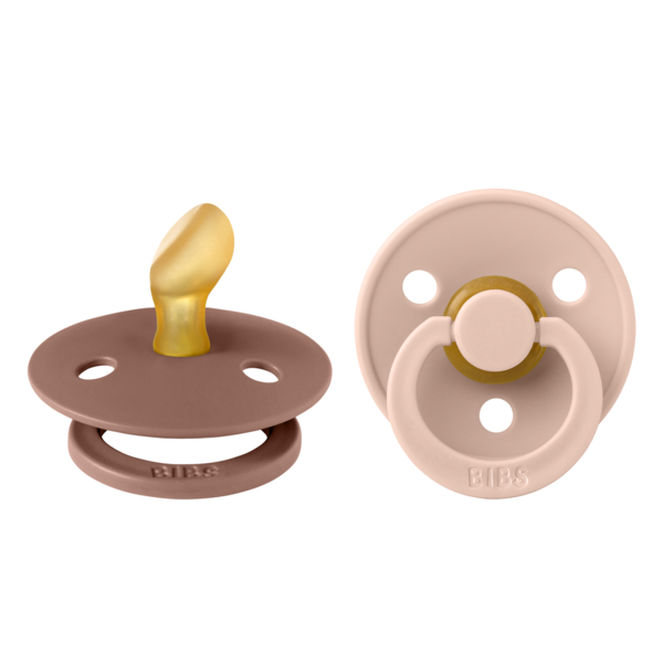 Set 2 Suzete Bibs Colour Latex, Anatomice, 0 luni+ - imagine 4
