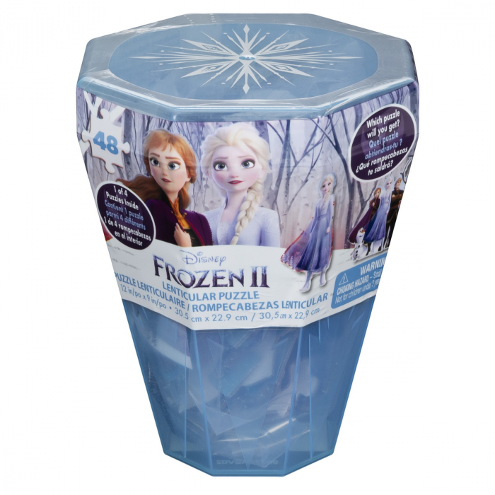 Puzzle Frozen 2 48 Piese, Cutie Diamant Surpriză