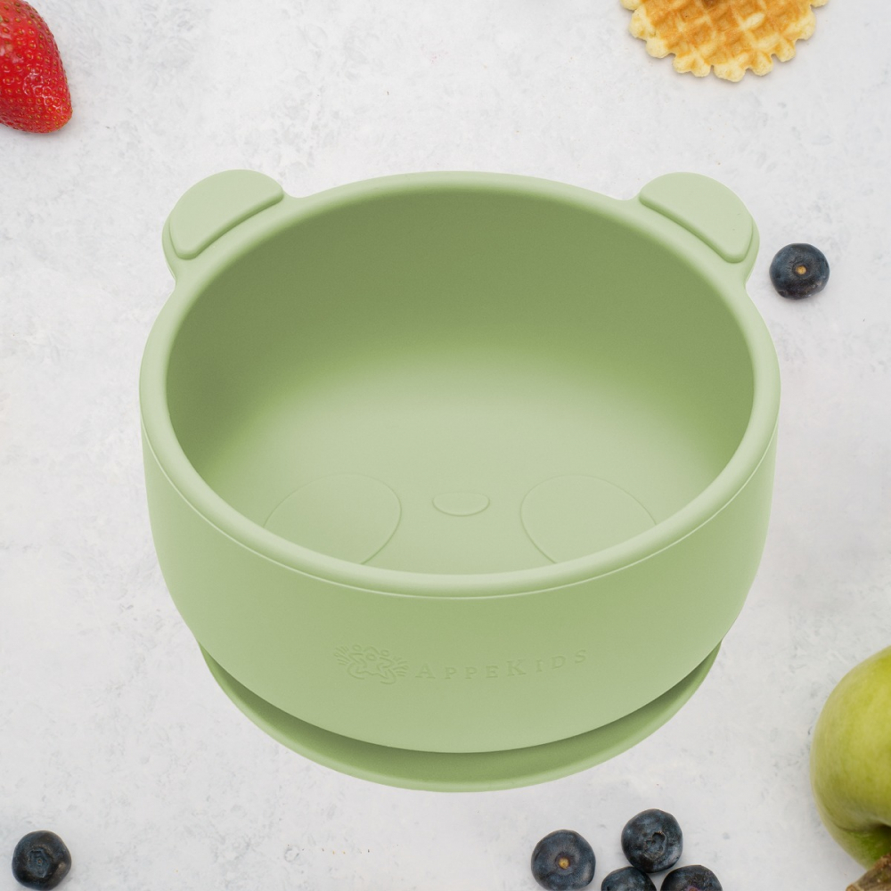 Bol Silicon cu Ventuza AppeKids The Little Bear - imagine 6