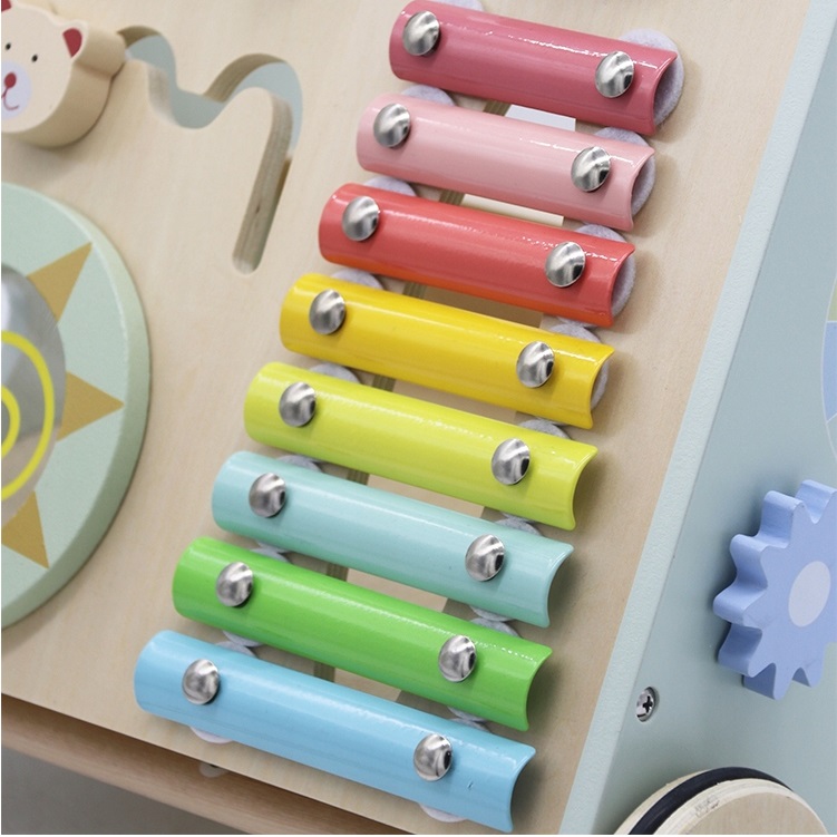 Matadi Antepremergator Lemn Educativ Blue - imagine 7