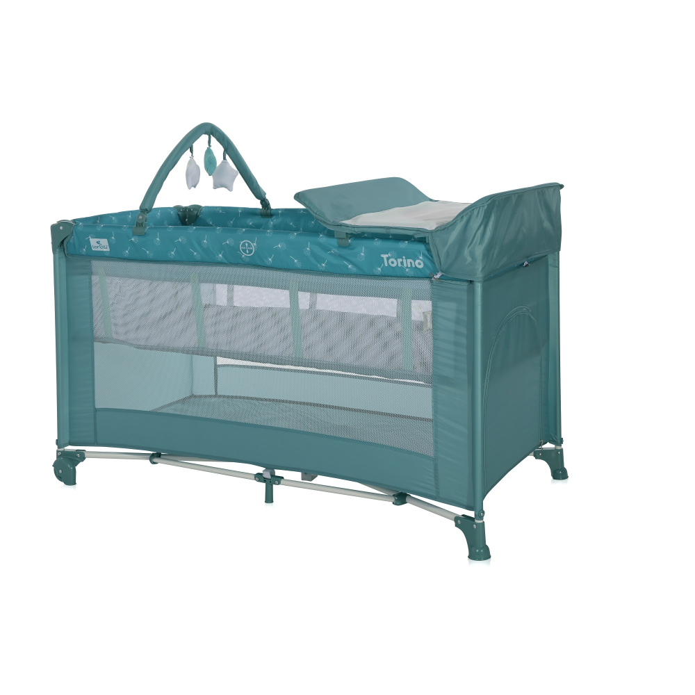 Patut Lorelli Torino Plus Floral, Pliabil si Modular - imagine 4