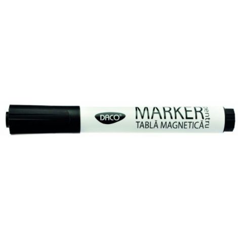 Marker Tablă Magnetic Daco, Negru, Vârf 3mm
