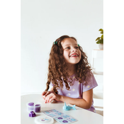 Plastilina Ooly Ocean DIY 4 culori cu uscare la aer - imagine 7