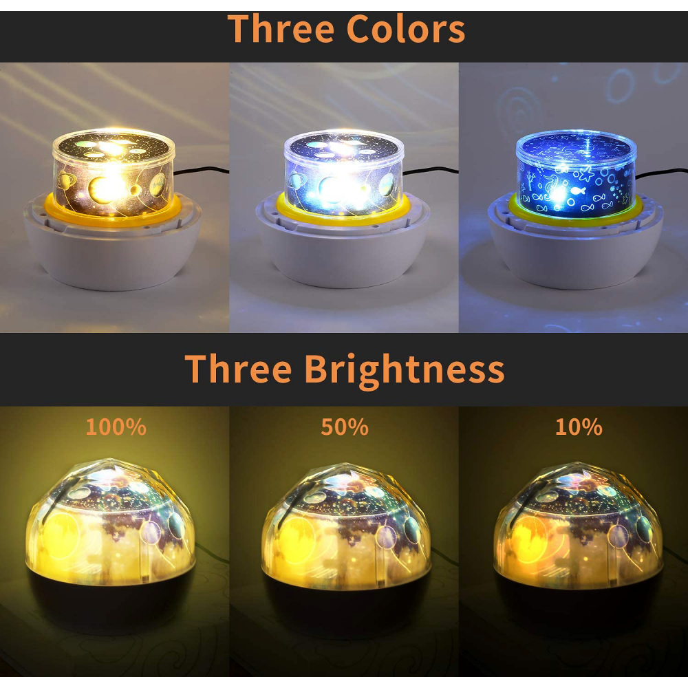 Lampa de veghe și proiector Diamond Bambinice - imagine 7