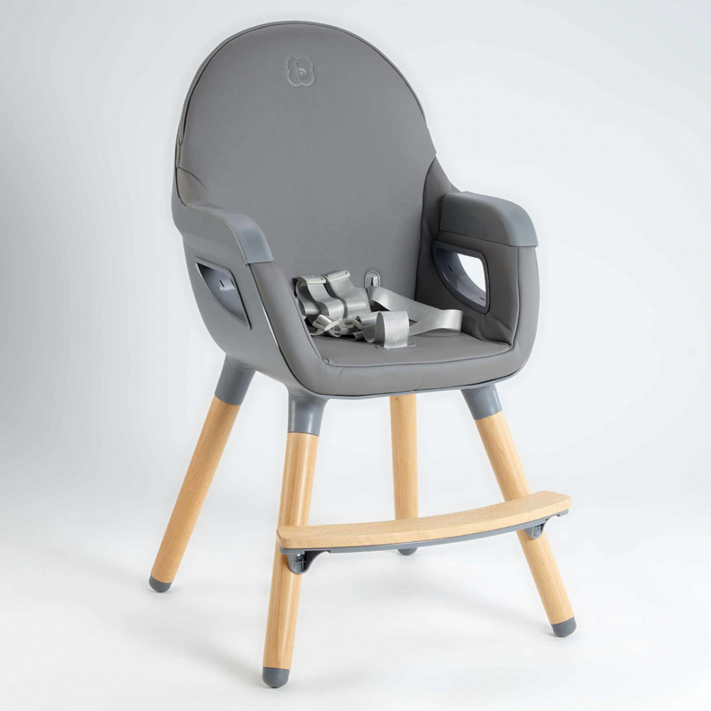 Scaun de masa BabyGo Scandi Grey Transformabil