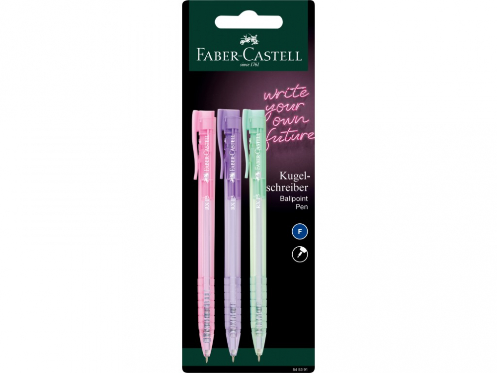Pix Faber-Castell RX P5, 0.5 mm, Semi-Gel, 3 Buc
