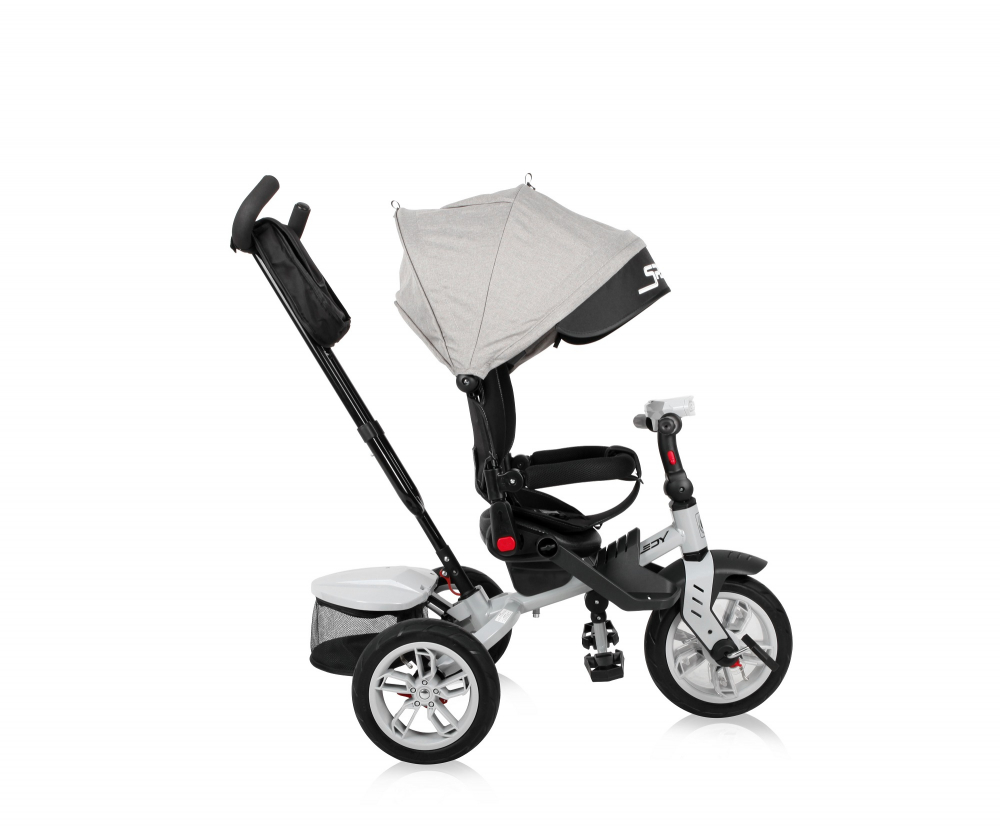 Tricicleta Lorelli Speedy Air 4 în 1, Gri-Negru - imagine 2