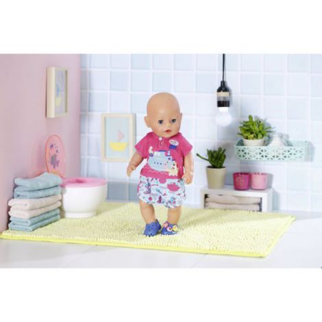 Baby Born Pijamă Baie și Papucei 43 cm Zapf - imagine 2
