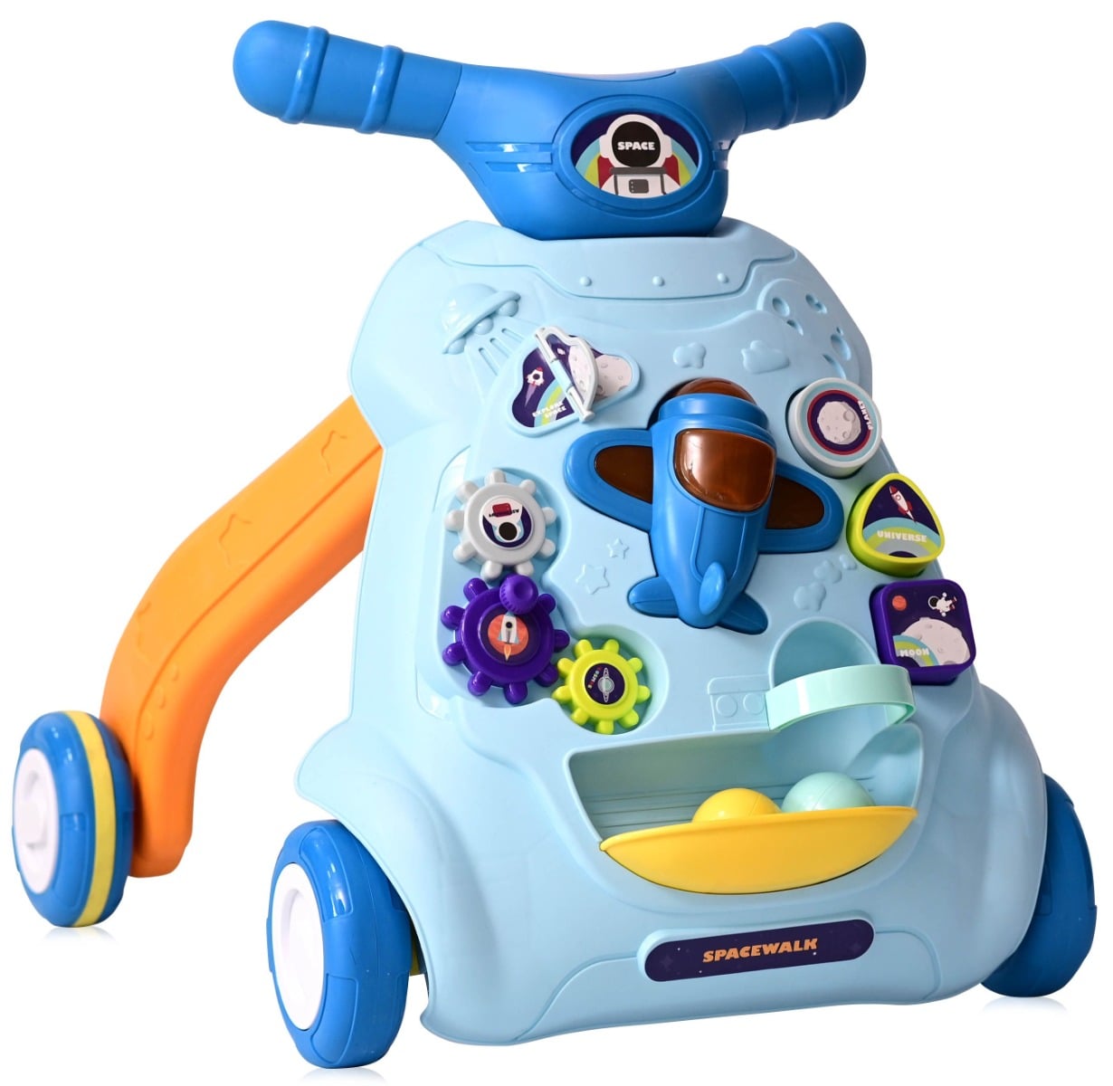 Antemergator Lorelli Space Blue cu activitati muzicale
