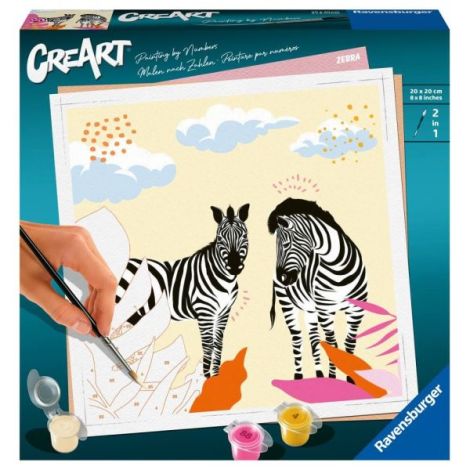 Ravensburger CreArt Zebră - Pictură Relaxantă