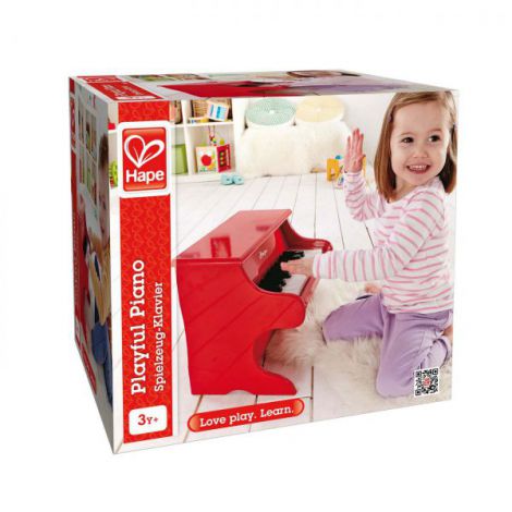 Pian Hape pentru copii 18 clape lemn - imagine 2