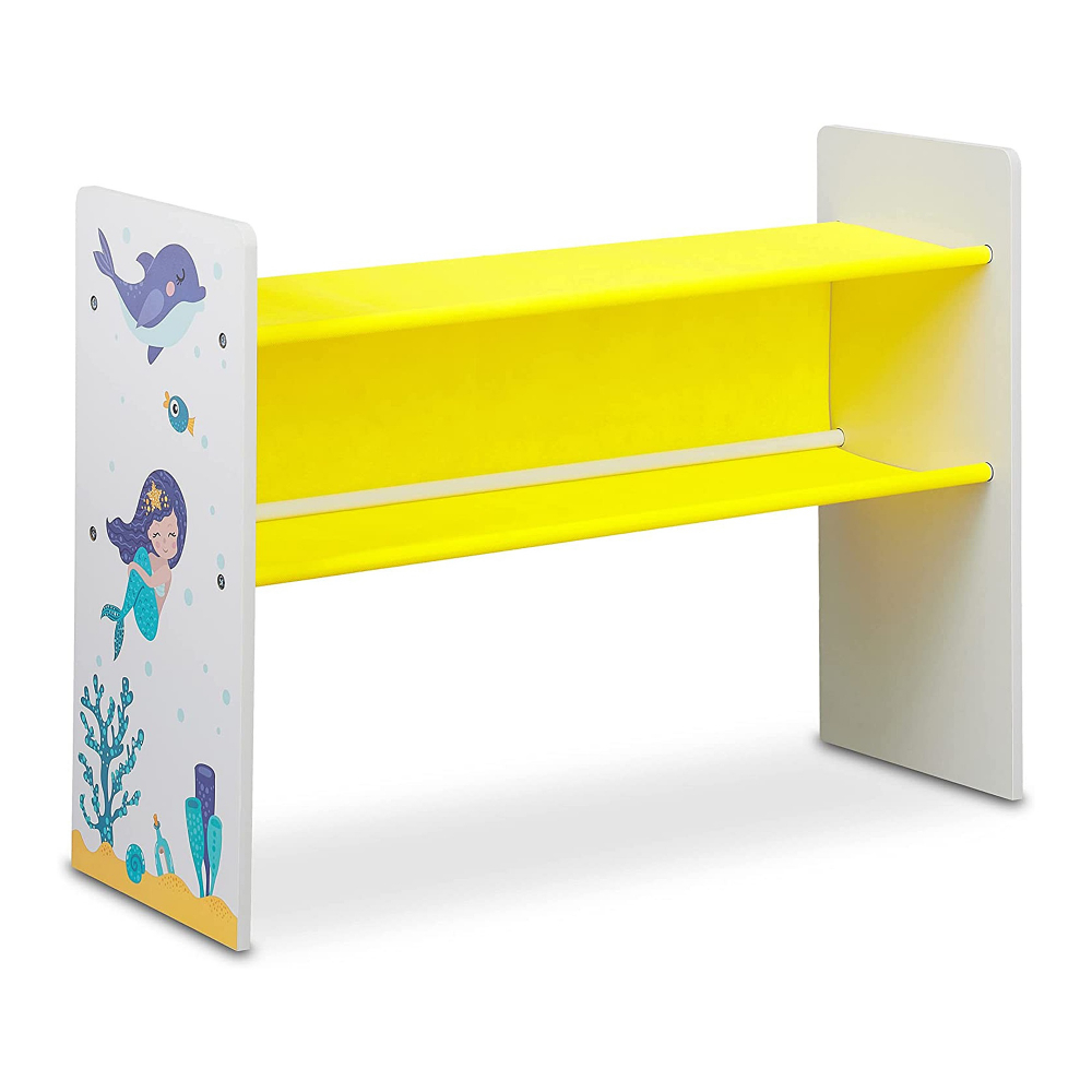 Organizator lemn Ginger Home cu 9 cutii textil Mermaid - imagine 5