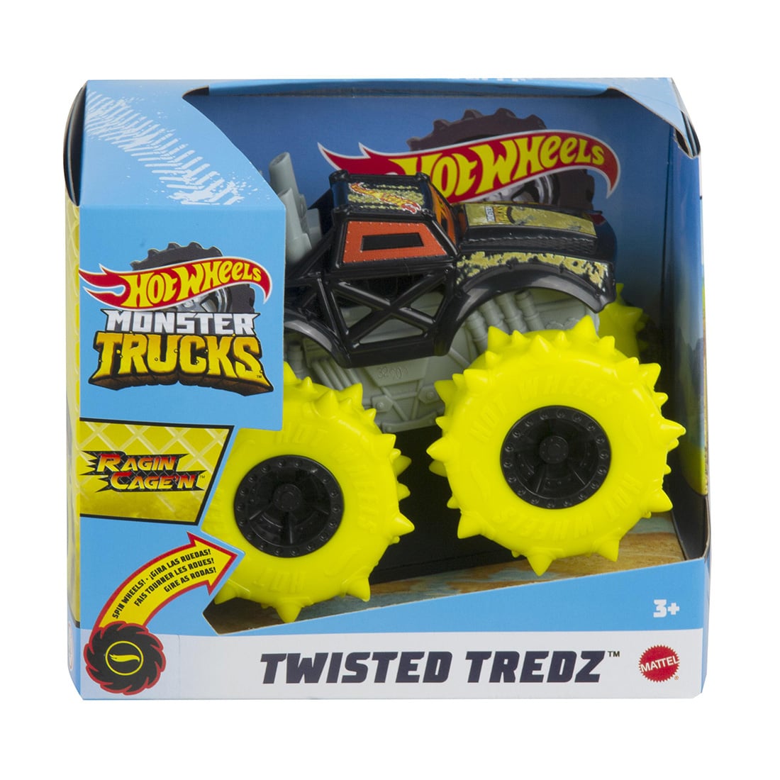 Hot Wheels Ragin' Cage Twisted Tredz 1:43