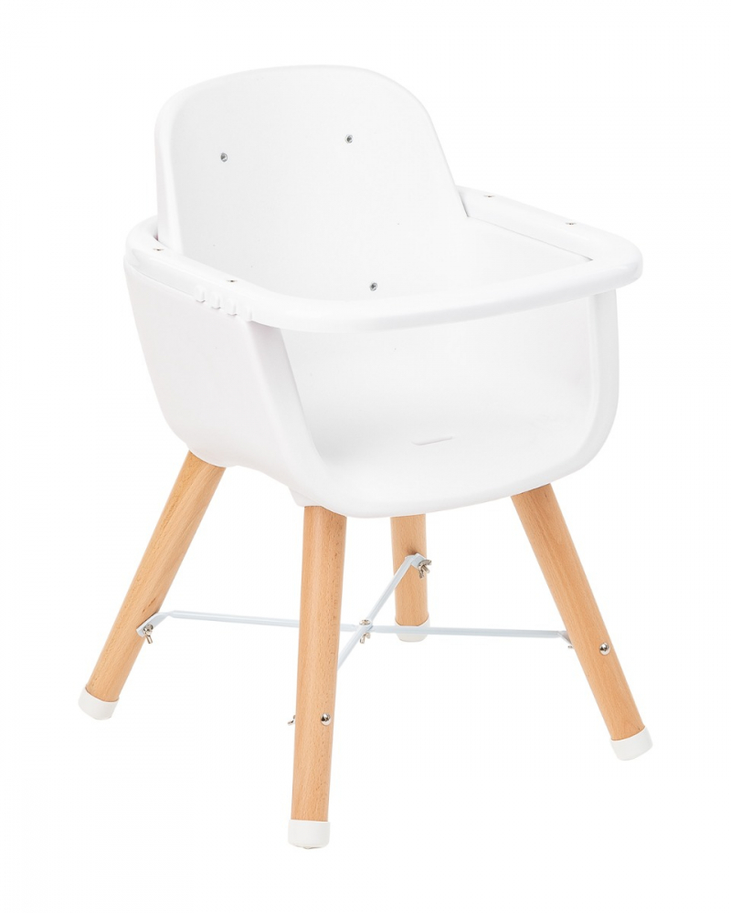 Scaun de masa Kikkaboo Woody Pink, Reglabil - imagine 4
