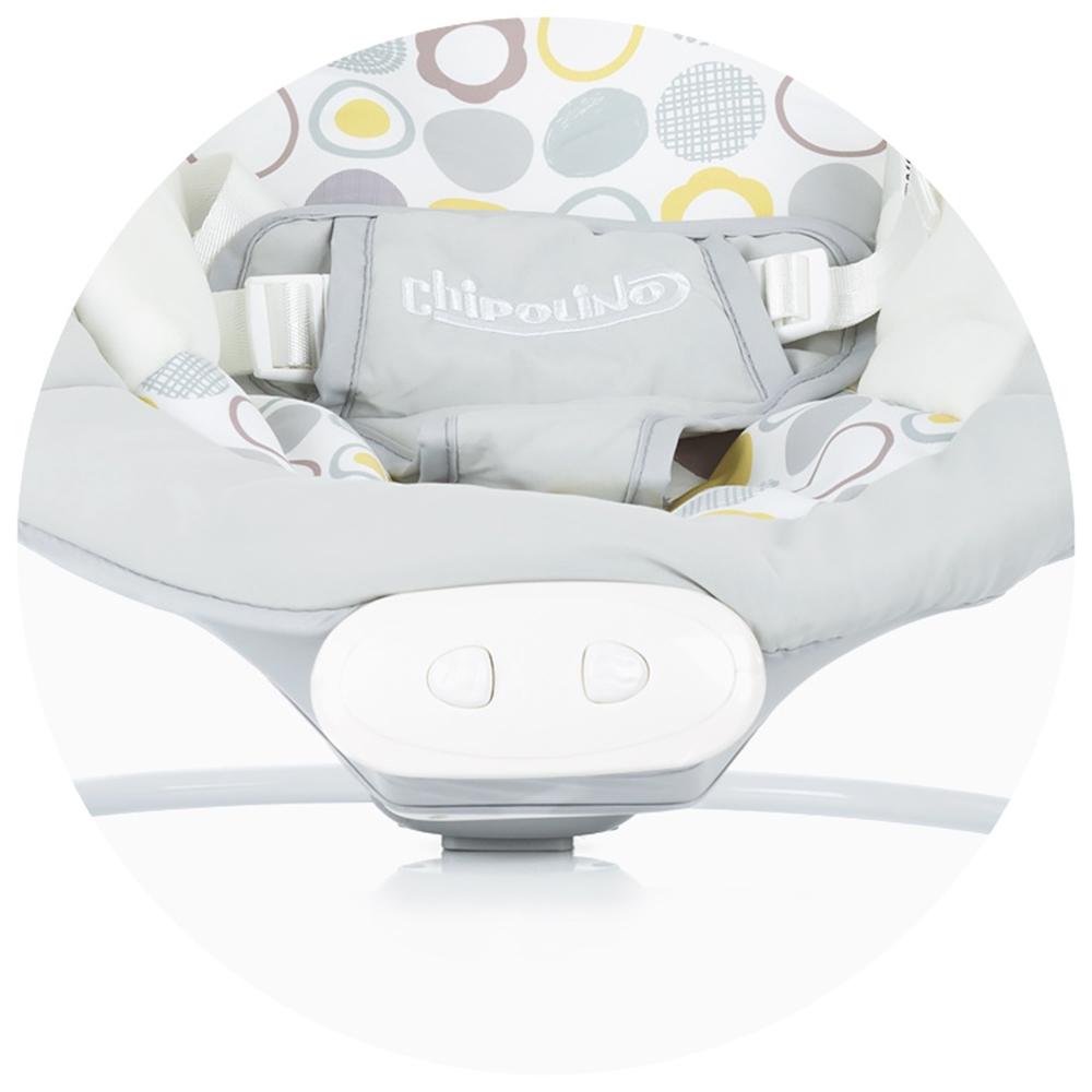 Scaunel balansoar Chipolino Siesta blue cu muzică - imagine 2