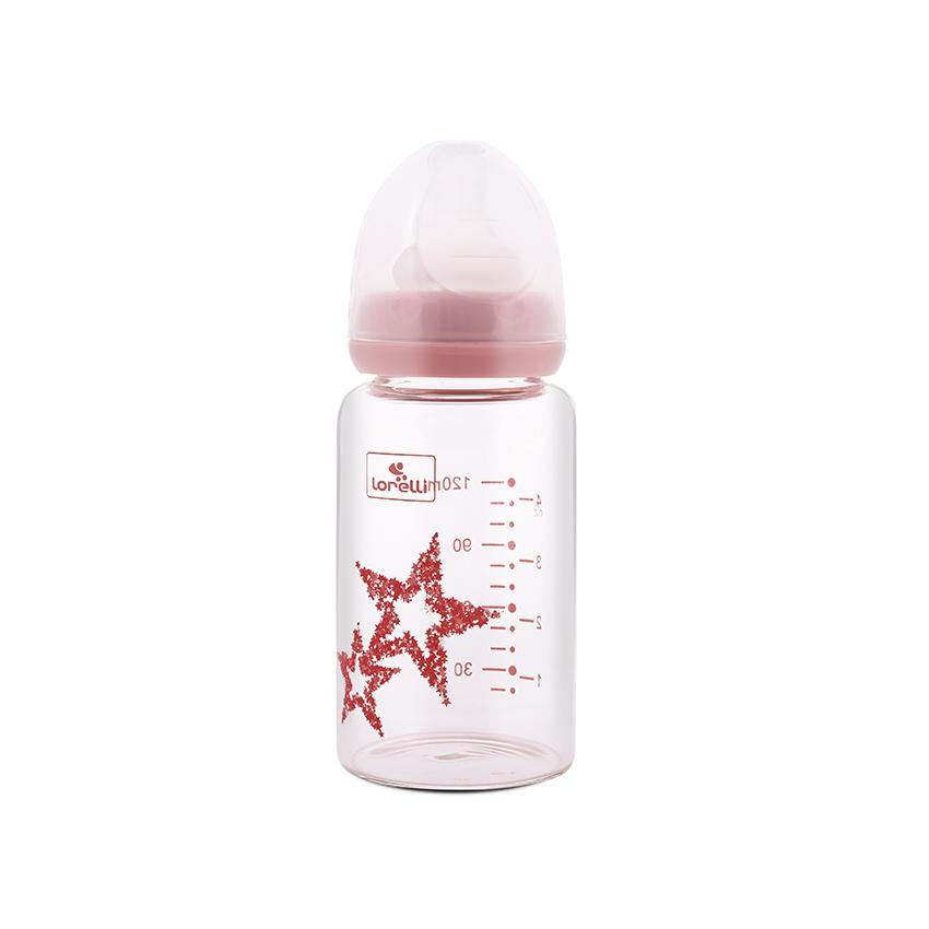 Biberon Lorelli 120ml Pink Anticolici - imagine 3
