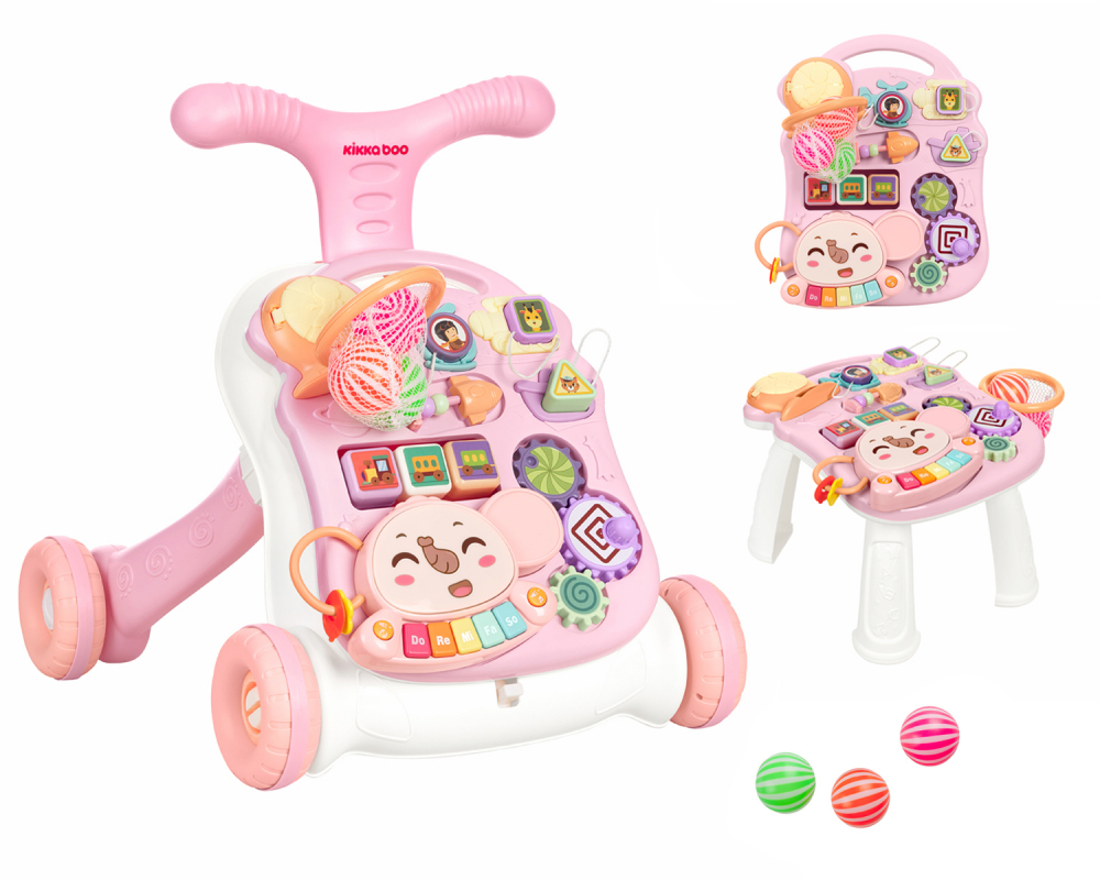 Antepremergator Kikkaboo 3in1 Play Pink - imagine 10