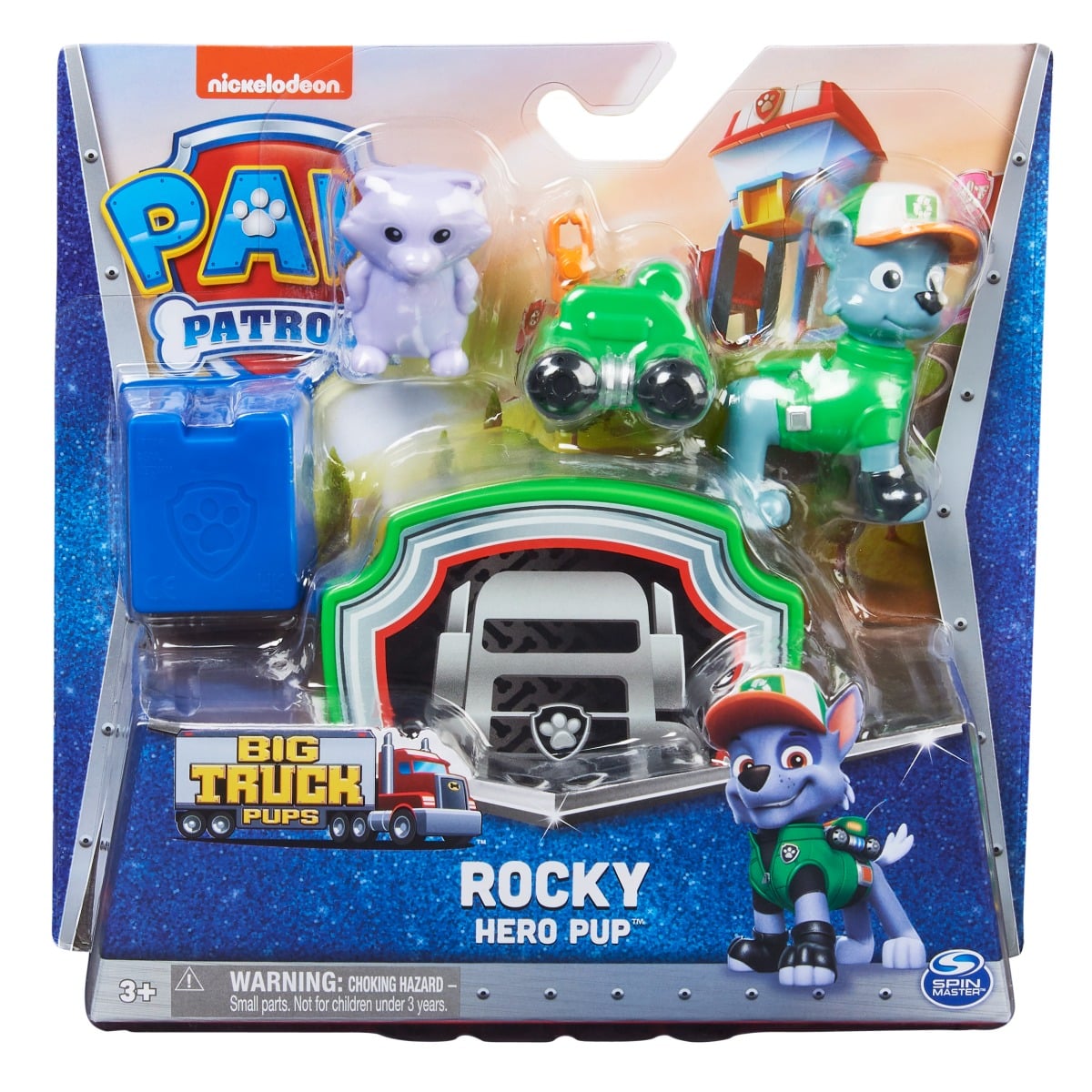 Set Figurina Paw Patrol Rocky Hero Pup