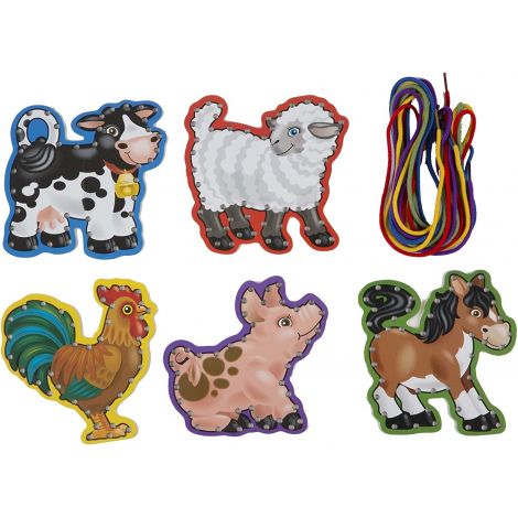 Joc de Indemanare Sireturi Ferma Melissa&Doug - imagine 6