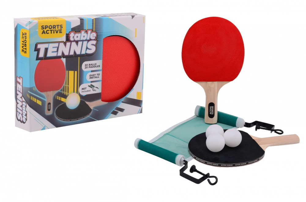 Tenis Masa JohnToy Set 2 Palete 3 Mingi Fileu