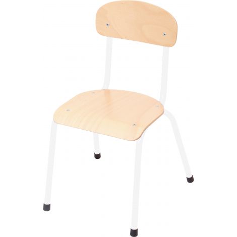 Scaun școlar Bambino Alb, Ergonomic, Mărimea 4