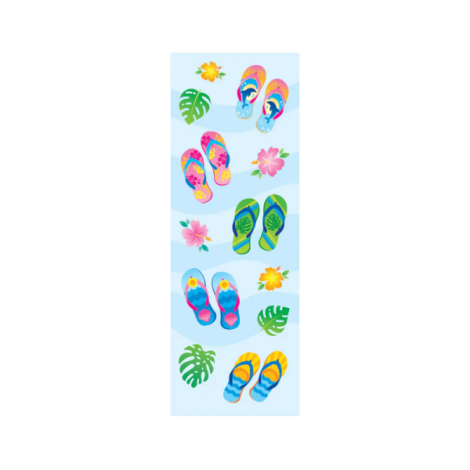 Ooly Abtibilduri Stickiville Flip Flops - Autocolante Lucioase - imagine 3